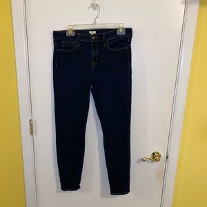 J Crew Dark Wash Skinny Jeans